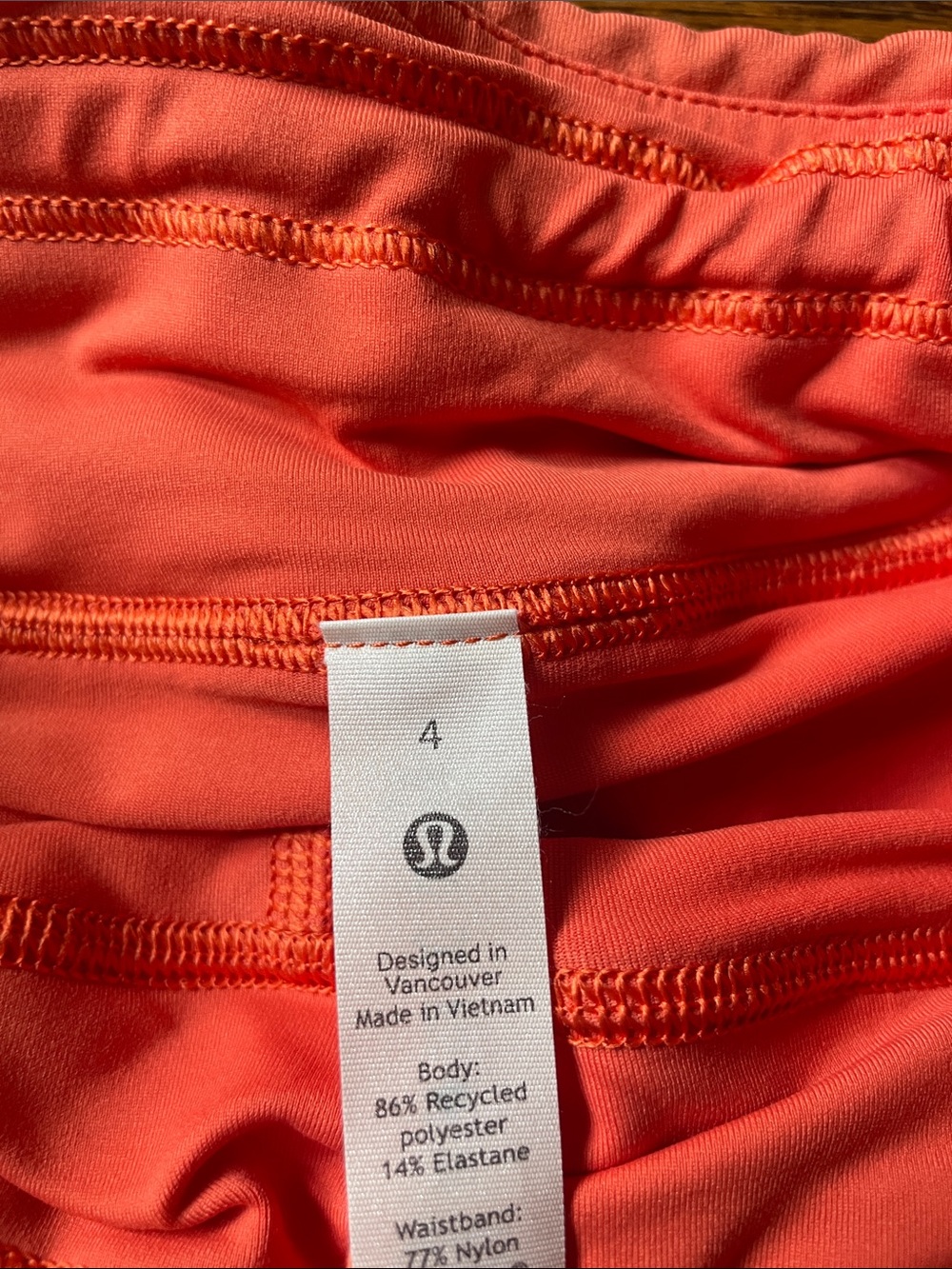 lululemon athletica Pace Rival Coral Skort - Picture 4 of 9